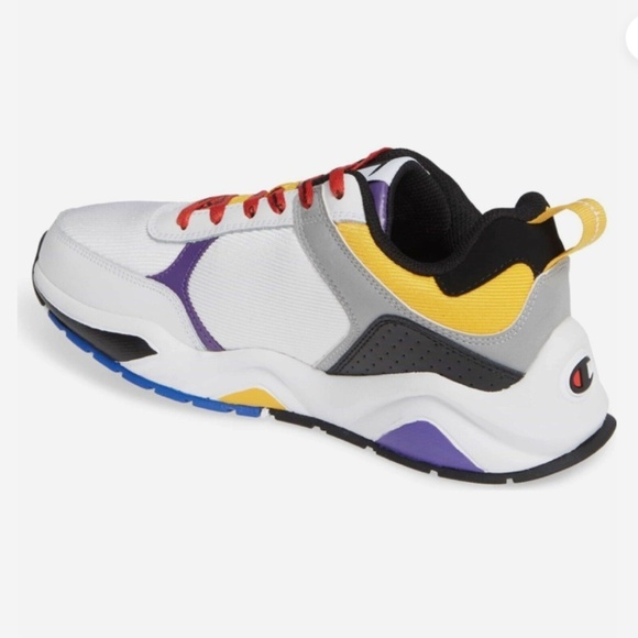 Champion 93 Eighteen Block Sneaker Shoes Retro - Size 6Y/Women's 7.5 - Picture 3 of 12